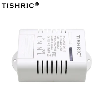TISHRIC 16A Smart Home Automation Basic Wireless Wifi Switch interruttore Wifi Schakelaar Wireless Remote Alexa Domotica Itead
TISHRIC 16A Smart Home Automation Basic Wireless Wifi Switch interruttore Wifi Schakelaar Wireless Remote Alexa Domotica Itead