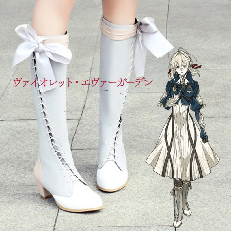 2 Colors Japanese Anime Violet Evergarden Shoes Boot Cosplay Women Shoes High-heel Quality Shoes Size 36-45 Violet Evergarden
2 Colors Japanese Anime Violet Evergarden Shoes Boot Cosplay Women Shoes High-heel Quality Shoes Size 36-45 Violet Evergarden
