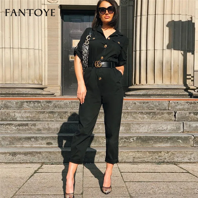 Fantoye Women Vintage Rompers 2019 Autumn Office Ladies Khaki Bodycon Jumpsuit For Women Casual Pockets Cargo Overalls With Belt
Fantoye Women Vintage Rompers 2019 Autumn Office Ladies Khaki Bodycon Jumpsuit For Women Casual Pockets Cargo Overalls With Belt