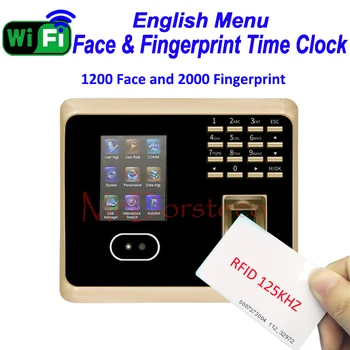 1200 Face ZK Wifi Face Time Attendance Employee RFID Card Time Record System Tcp/ip Face and Fingerprint Time Clock UF100plus
1200 Face ZK Wifi Face Time Attendance Employee RFID Card Time Record System Tcp/ip Face and Fingerprint Time Clock UF100plus