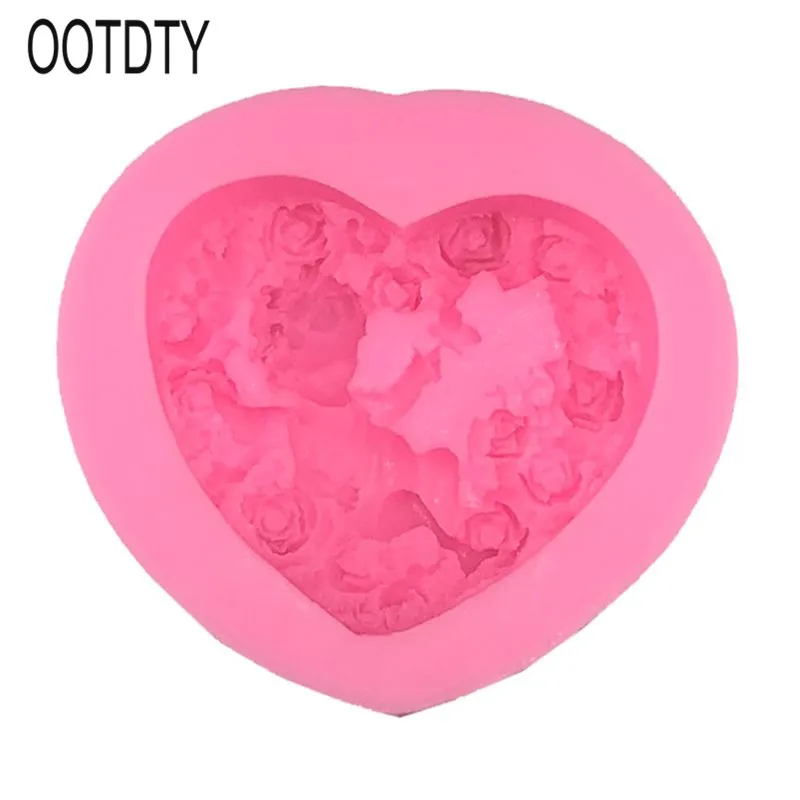 Heart-shaped Rose Angel Baby Patterns Silica gel Sugar molds Diy Chocolate Cake Decorative Baking Tool Essential Oil Handmade
Heart-shaped Rose Angel Baby Patterns Silica gel Sugar molds Diy Chocolate Cake Decorative Baking Tool Essential Oil Handmade