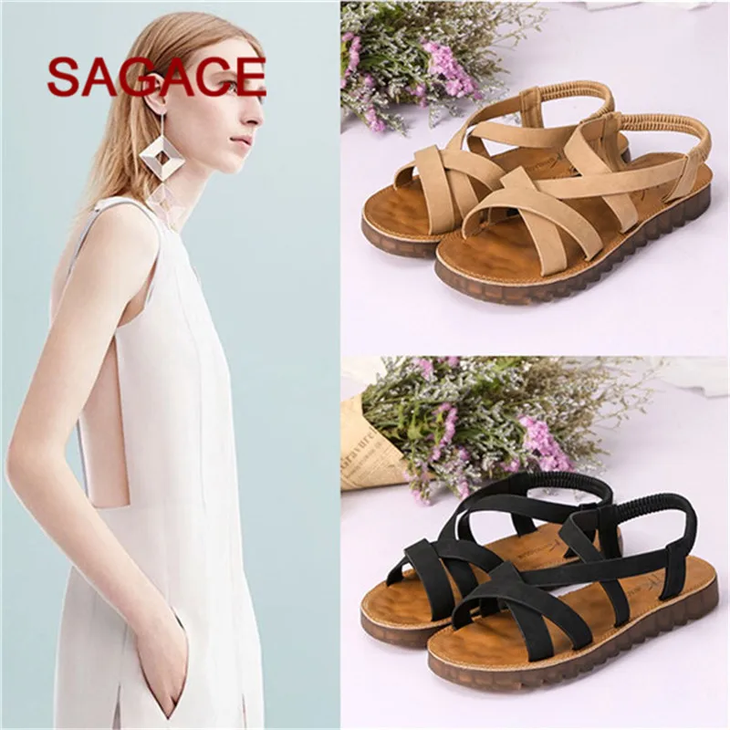 B-2019 SAGACE Women Sandals Gladiator Sandals For Women Summer Shoes Female Beach Flat Sandals Shoes Women Rome Sandalias Mujer
B-2019 SAGACE Women Sandals Gladiator Sandals For Women Summer Shoes Female Beach Flat Sandals Shoes Women Rome Sandalias Mujer