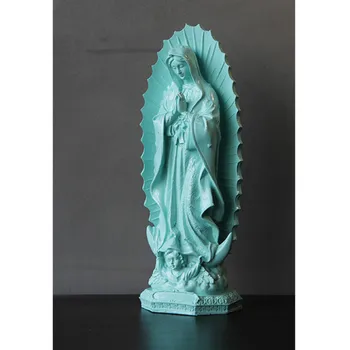 South America Mexico Mist Blue Madonna of Our Lady of Guadalupe Living Room Ornaments Desktop Decor M1419
South America Mexico Mist Blue Madonna of Our Lady of Guadalupe Living Room Ornaments Desktop Decor M1419