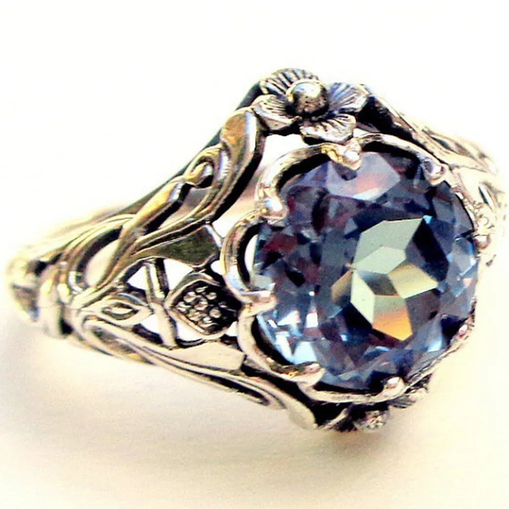 Colorful Flower Hollow Heart Female Rings For Wedding Engagement Party Accessories Silver Color Rings For Ladies
Colorful Flower Hollow Heart Female Rings For Wedding Engagement Party Accessories Silver Color Rings For Ladies