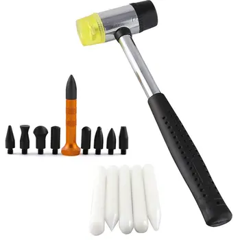 WHDZ Auto Repair Dent Removal PDR Tools - Rubber Hammer with 5pcs POM Delrin Knock Down - Aluminum Tap Down
WHDZ Auto Repair Dent Removal PDR Tools - Rubber Hammer with 5pcs POM Delrin Knock Down - Aluminum Tap Down