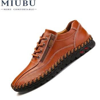 MIUBU Plus Size 38-48 Handmade Men Shoes Cowhide Leather Oxford Shoes High Quality Brand Casual Leather Shoes Drop Shipping
MIUBU Plus Size 38-48 Handmade Men Shoes Cowhide Leather Oxford Shoes High Quality Brand Casual Leather Shoes Drop Shipping