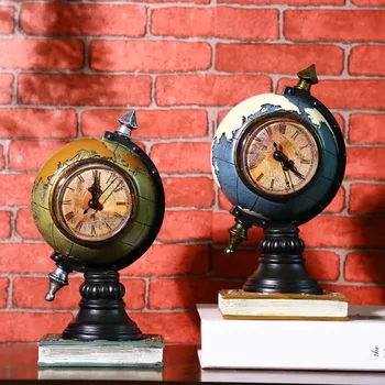 Retro World Globe Vintage Table Clock Home Decoration Accessories Retro Vintage Clocks Resin Crafts 23*12*11cm
Retro World Globe Vintage Table Clock Home Decoration Accessories Retro Vintage Clocks Resin Crafts 23*12*11cm