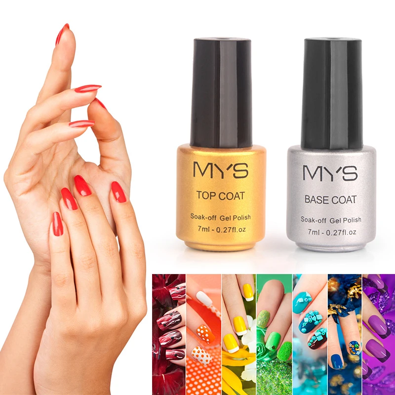 MYS 2*7ML Long lasting No-wipe Top Coat gel+Base Coat Gel remain Nail Art shiny Gel polish UV LED Soak-Off Primer/Topcoat TSLM1
MYS 2*7ML Long lasting No-wipe Top Coat gel+Base Coat Gel remain Nail Art shiny Gel polish UV LED Soak-Off Primer/Topcoat TSLM1