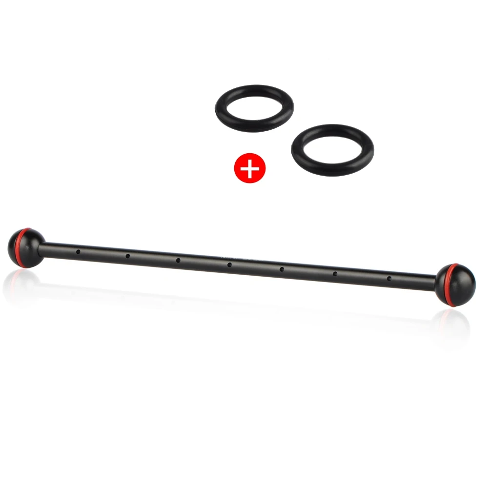 MINIFOCUS Divng 12'' Double Ball Arm for Connecting Strobe/Video Light to Underwater Housing Handle Tray System Aluminum
MINIFOCUS Divng 12'' Double Ball Arm for Connecting Strobe/Video Light to Underwater Housing Handle Tray System Aluminum