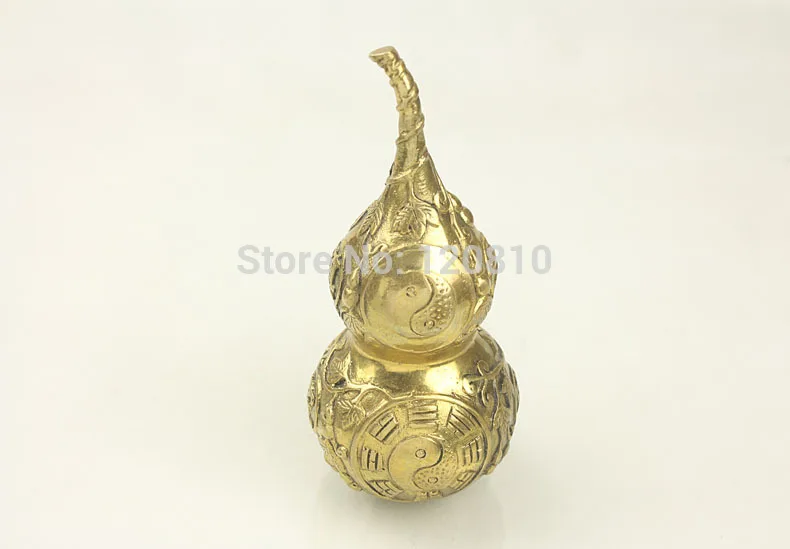 Copper ornaments treasure house feng shui home town gourd pendant Lucky town house defends statue
Copper ornaments treasure house feng shui home town gourd pendant Lucky town house defends statue