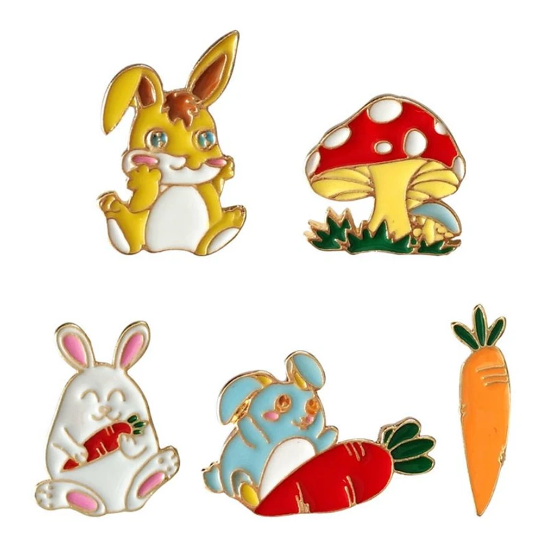 DoreenBeads Cute Rabbit Carrot Mushroom Badges Enamel Pins Brooch for Kids Girl T Shirt Dress Jeans Sweater Coat Scarf Bag Decor
DoreenBeads Cute Rabbit Carrot Mushroom Badges Enamel Pins Brooch for Kids Girl T Shirt Dress Jeans Sweater Coat Scarf Bag Decor