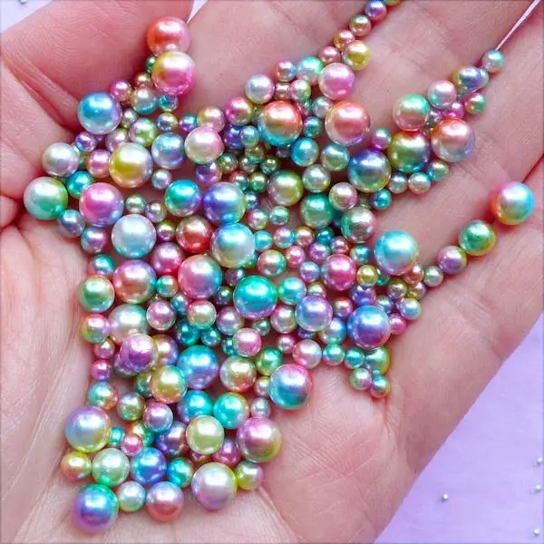3mm-6mm Rainbow Mermaid Unicorn Pearl Packs,Rainbow Gradient Unicorn Pearls Various Sizes,Round Pearls NO Holes,Garment Pearls
3mm-6mm Rainbow Mermaid Unicorn Pearl Packs,Rainbow Gradient Unicorn Pearls Various Sizes,Round Pearls NO Holes,Garment Pearls