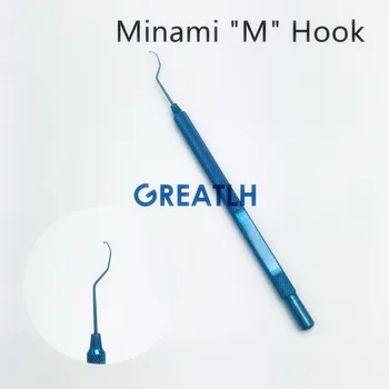 1pcs Titanium Minami M-Hook chopper chopper splitter ophthalmic surgical instruments
1pcs Titanium Minami M-Hook chopper chopper splitter ophthalmic surgical instruments