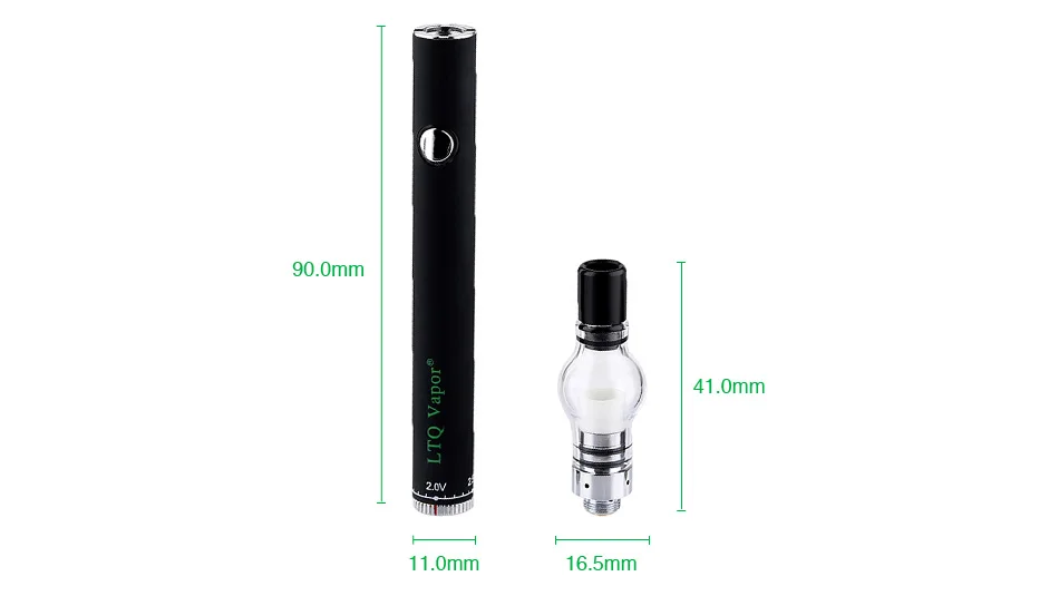 New Original LTQ Vapor Mini Globefish WAX Vape Pen Kit 280mAh Built-in Battery & Ceramic Coil for Wax vaping E Cig VS Q16 Kit