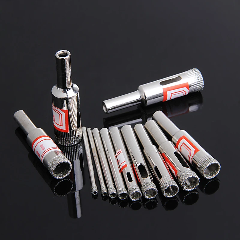 11Pcs 3-14mm Diamond Coated Core Saw Hole Drill Tool Set For Glass Marble Tiles -Y103
11Pcs 3-14mm Diamond Coated Core Saw Hole Drill Tool Set For Glass Marble Tiles -Y103