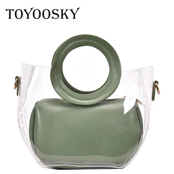 TOYOOSKY New Beach Transparent Bag Women Clear PVC Crossbody Bag 2019 Summer Women Jelly Handbags Travel Shopping Composite Bag
TOYOOSKY New Beach Transparent Bag Women Clear PVC Crossbody Bag 2019 Summer Women Jelly Handbags Travel Shopping Composite Bag