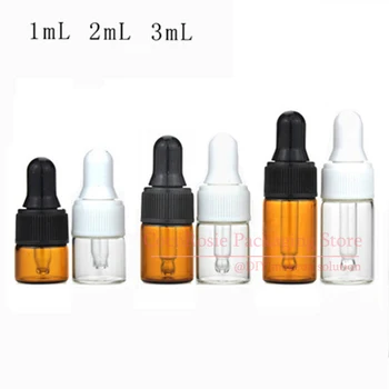 100pcs/lot 1ml,2ml 3ml empty amber clear dropper bottle essential oil bottle mini glass essential oil vial glass bottle
100pcs/lot 1ml,2ml 3ml empty amber clear dropper bottle essential oil bottle mini glass essential oil vial glass bottle