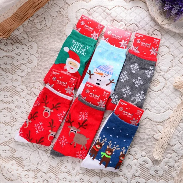 Women's Snowflake Santa Claus Deer Printed Christmas Style Socks Autumn Winter Socks Casual Red Socks for Ladies Christmas Gift
Women's Snowflake Santa Claus Deer Printed Christmas Style Socks Autumn Winter Socks Casual Red Socks for Ladies Christmas Gift