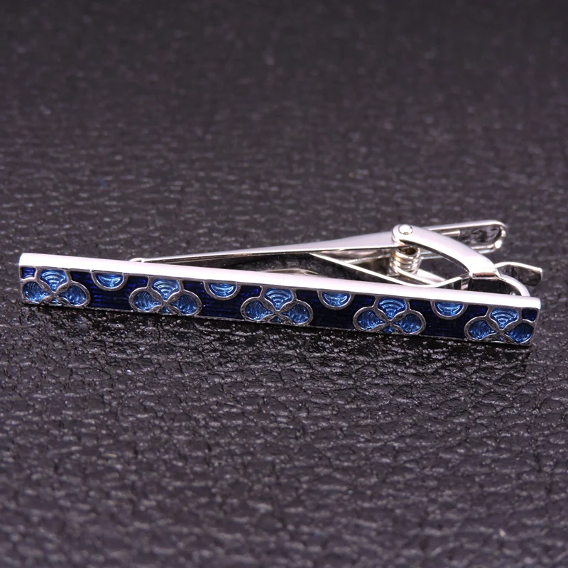 Novelty Tie Clip Classical Men Wedding Tie Bar Quality Enamel Tie Collar Pin Blue pattern Business Corbata Relojes gemelos
Novelty Tie Clip Classical Men Wedding Tie Bar Quality Enamel Tie Collar Pin Blue pattern Business Corbata Relojes gemelos