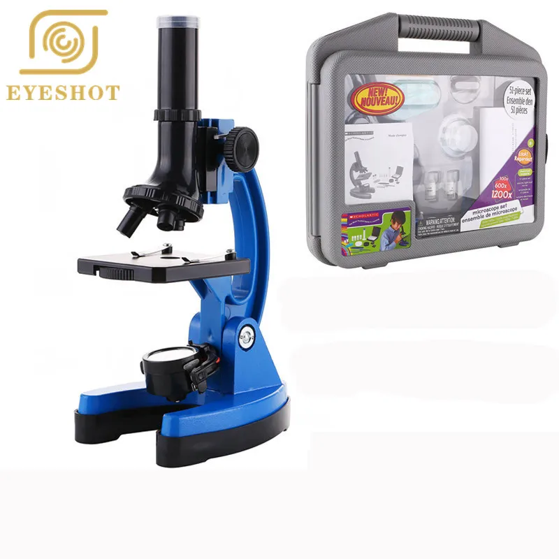 Hotsale Kids and Beginners Microscope Set with 300x 600x 1200x Magnifications,Metal Arm and Base Storage Case
Hotsale Kids and Beginners Microscope Set with 300x 600x 1200x Magnifications,Metal Arm and Base Storage Case