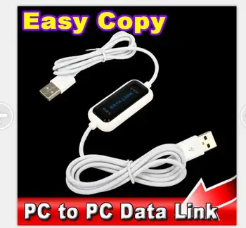 USB 2.0 PC To PC Online Share Sync Link Net Direct Data File Transfer Bridge 165CM LED Cable Easy Copy Between Two 2 Computer
USB 2.0 PC To PC Online Share Sync Link Net Direct Data File Transfer Bridge 165CM LED Cable Easy Copy Between Two 2 Computer