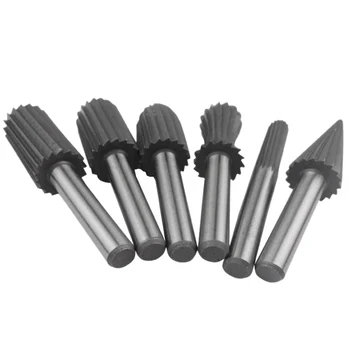 6 Piece Set Of Hard High Speed Steel Rotary File Rotary Engraving Knife Rotary Grinding Head Polishing Wood File
6 Piece Set Of Hard High Speed Steel Rotary File Rotary Engraving Knife Rotary Grinding Head Polishing Wood File