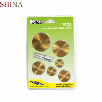 Shina 7pcs Hss Circular Saw Rotary Cutter Power Tool Set Woodworking Cutting Plastic Electric Saw Blade Bit Drill
Shina 7pcs Hss Circular Saw Rotary Cutter Power Tool Set Woodworking Cutting Plastic Electric Saw Blade Bit Drill