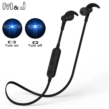 M&J Metal Magnetic Switch Wireless Sport Anti-sweat Metal Headset Earbuds Earphones with Mic In-Ear for iPhone SmartPhones
M&J Metal Magnetic Switch Wireless Sport Anti-sweat Metal Headset Earbuds Earphones with Mic In-Ear for iPhone SmartPhones