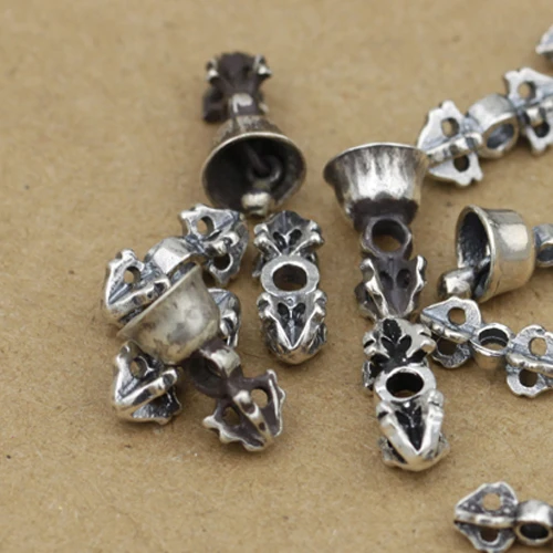 Handmade 925 Silver Dorje & Bell Amulet Tibetan Dorje Buddhist Dorje Bell Amulet Mala's Counter Charms
Handmade 925 Silver Dorje & Bell Amulet Tibetan Dorje Buddhist Dorje Bell Amulet Mala's Counter Charms