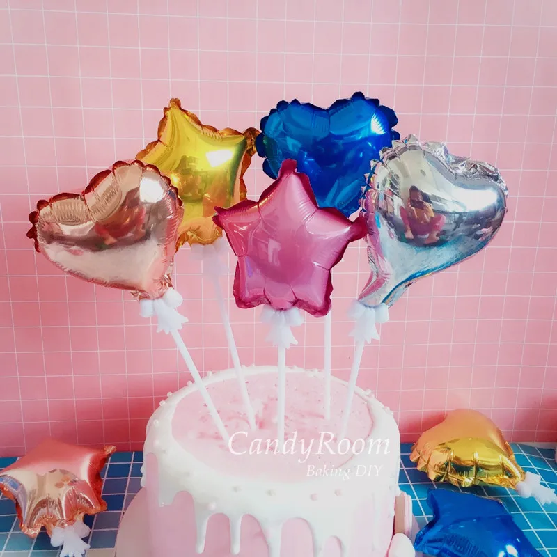 Champagne Blue Silver Heart Star Foil Balloon Collection Cake Topper for Party Decoration Dessert lovely Gifts
Champagne Blue Silver Heart Star Foil Balloon Collection Cake Topper for Party Decoration Dessert lovely Gifts