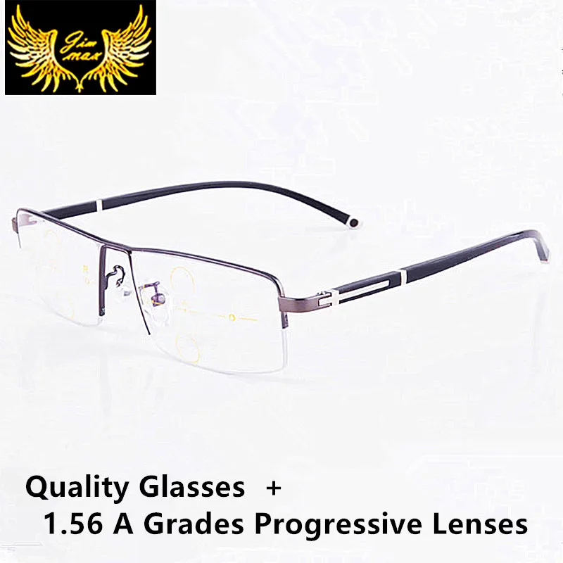 New Men Titanium Alloy Quality Progressive lenses Reading Glasses Fashion Square Half Rim Classic Multifocal Glasses for Men
New Men Titanium Alloy Quality Progressive lenses Reading Glasses Fashion Square Half Rim Classic Multifocal Glasses for Men