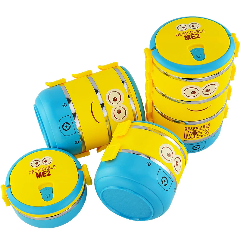 Keythemelife Multilayer Insulation Lunchbox Cartoon Minion Food Container Kids Bento Lunchbox PP+304 Stainless Steel 2D
Keythemelife Multilayer Insulation Lunchbox Cartoon Minion Food Container Kids Bento Lunchbox PP+304 Stainless Steel 2D
