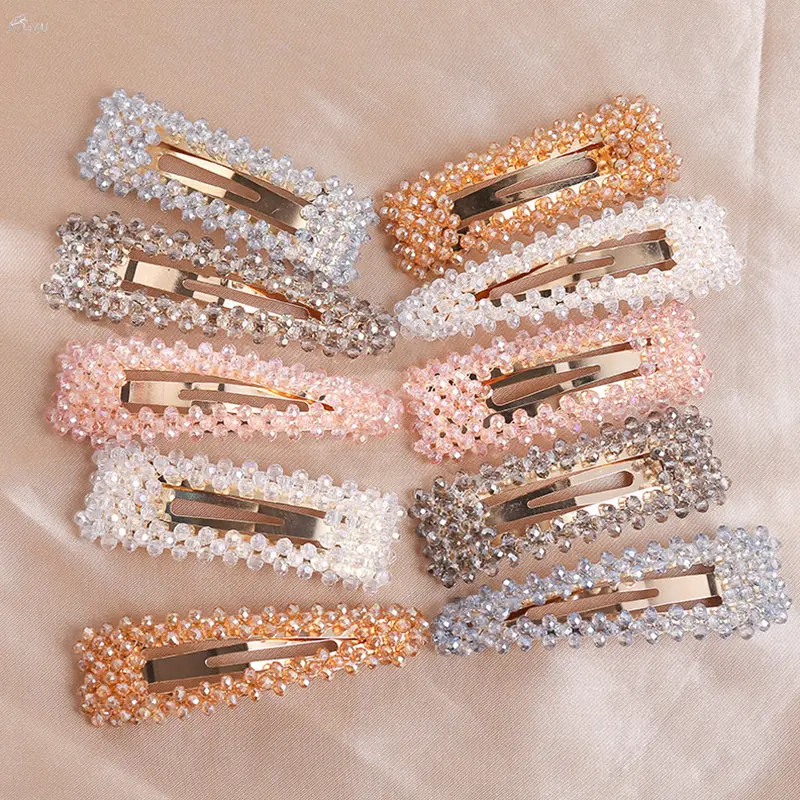 AOMU Fashion Shiny Crystal Rhinestones Hair Clips Geometric Rectangle Waterdrop Hairpins For Women Weddings Hair Accessories
AOMU Fashion Shiny Crystal Rhinestones Hair Clips Geometric Rectangle Waterdrop Hairpins For Women Weddings Hair Accessories