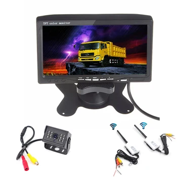 Gianloon Wireless Backup Camera IR Night Vision Waterproof with 7" Rear View Monitor for RV Truck Bus Parking Assistance System
Gianloon Wireless Backup Camera IR Night Vision Waterproof with 7" Rear View Monitor for RV Truck Bus Parking Assistance System