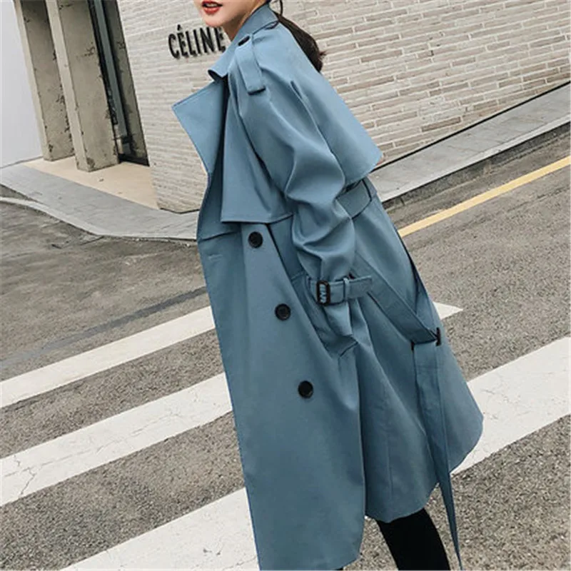 Windbreaker Coats Female 2019 Spring Autumn New Korean Casual Loose Ladies Harbor wind Long Trench Coat fashion Women Outerwear
Windbreaker Coats Female 2019 Spring Autumn New Korean Casual Loose Ladies Harbor wind Long Trench Coat fashion Women Outerwear