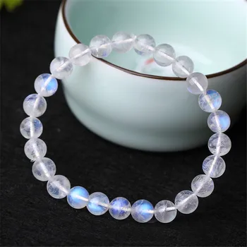 8mm Genuine Rainbow Lights Natural Moonstone Bracelets For Women Lady Stretch Crystal Round Bead Bracelet Drop Shipping
8mm Genuine Rainbow Lights Natural Moonstone Bracelets For Women Lady Stretch Crystal Round Bead Bracelet Drop Shipping