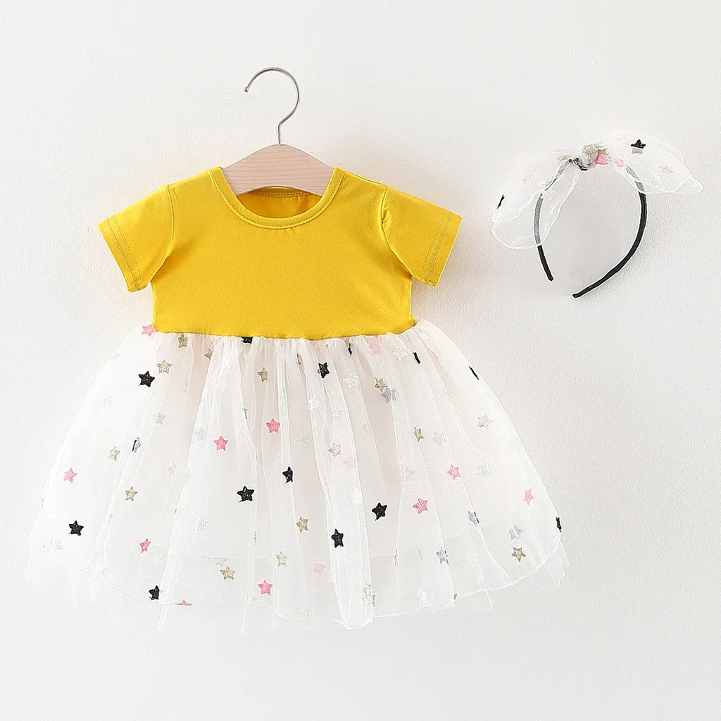 Toddler Baby Kids Girls Stars Crystal Tulle Short Sleeves Ruched Patchwork Princess Dresses Hairband Outfits
Toddler Baby Kids Girls Stars Crystal Tulle Short Sleeves Ruched Patchwork Princess Dresses Hairband Outfits