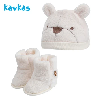 KAVKAS Baby Cap Animal Style Warm Hat 100% Cotton Unisex Velvet Shoes Set For Newborn Babe Outside Headgear 0-3 Years Old
KAVKAS Baby Cap Animal Style Warm Hat 100% Cotton Unisex Velvet Shoes Set For Newborn Babe Outside Headgear 0-3 Years Old