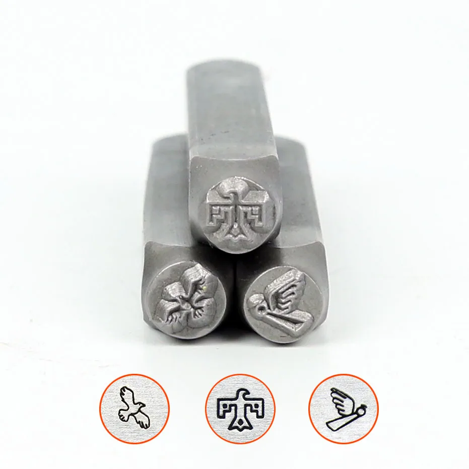 Flying Eagle Thunderbird/Hawk/Angel Design Metal Jewelry Stamps,DIY Bracelet/jewelry symbols steel stamp,6MM
Flying Eagle Thunderbird/Hawk/Angel Design Metal Jewelry Stamps,DIY Bracelet/jewelry symbols steel stamp,6MM