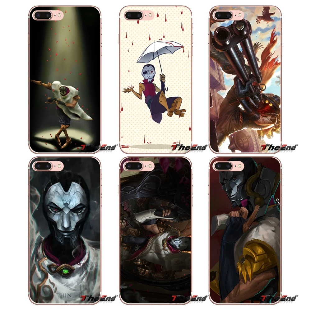 Jhin Singed LOL League of Legends TPU Case For Sony Xperia Z Z1 Z2 Z3 Z5 compact M2 M4 M5 E3 T3 XA Aqua LG G4 G5 G3 G2 Mini
Jhin Singed LOL League of Legends TPU Case For Sony Xperia Z Z1 Z2 Z3 Z5 compact M2 M4 M5 E3 T3 XA Aqua LG G4 G5 G3 G2 Mini