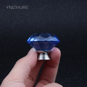 Sapphire K9 Crystal Glass 40mm 10PCS Single Hole Drawer Knobs Furniture Handle Kitchen Cabinet Door Hardware Dresser Makeup Box
Sapphire K9 Crystal Glass 40mm 10PCS Single Hole Drawer Knobs Furniture Handle Kitchen Cabinet Door Hardware Dresser Makeup Box