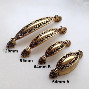128mm europe brass dresser kitchen cabinet door handles 64mm antique gold drawer pulls knobs 96mm vintage style furniture handle
128mm europe brass dresser kitchen cabinet door handles 64mm antique gold drawer pulls knobs 96mm vintage style furniture handle