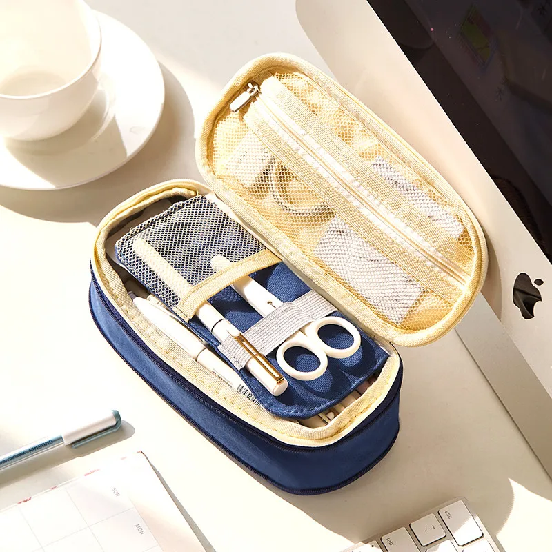 Kawaii Pencil Case Macaron Color Canvas Stretch Double Layer Large Capacity Pencil Box Cute Pencilcase Kids School Stationery
Kawaii Pencil Case Macaron Color Canvas Stretch Double Layer Large Capacity Pencil Box Cute Pencilcase Kids School Stationery