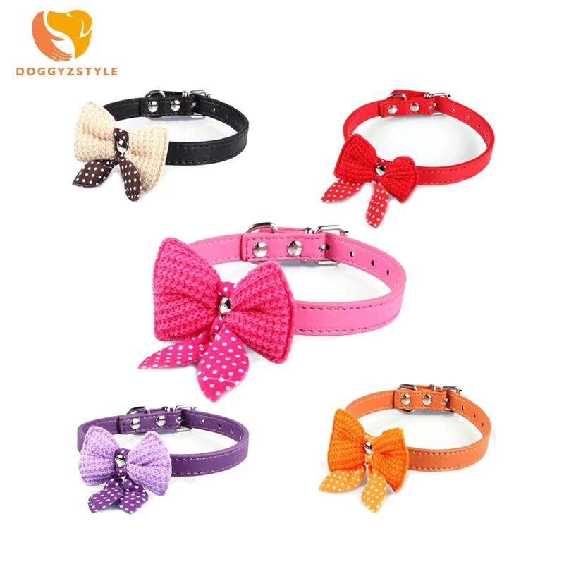 High Quality Knit Bowknot Adjustable Dog Puppy Pet Collars leash Necklace 2019 Hot Selling Cool Small Dogs Collars DOGGYZSTYLE
High Quality Knit Bowknot Adjustable Dog Puppy Pet Collars leash Necklace 2019 Hot Selling Cool Small Dogs Collars DOGGYZSTYLE