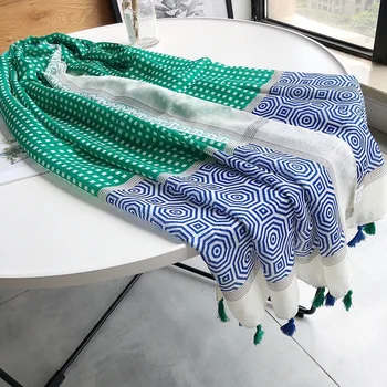 2019 Fashion Woman Scarves with Tassels Geometric Printed Scarf Women Ladies Large Size Summer Shawls Soft Muslim Hijab 180*90Cm
2019 Fashion Woman Scarves with Tassels Geometric Printed Scarf Women Ladies Large Size Summer Shawls Soft Muslim Hijab 180*90Cm