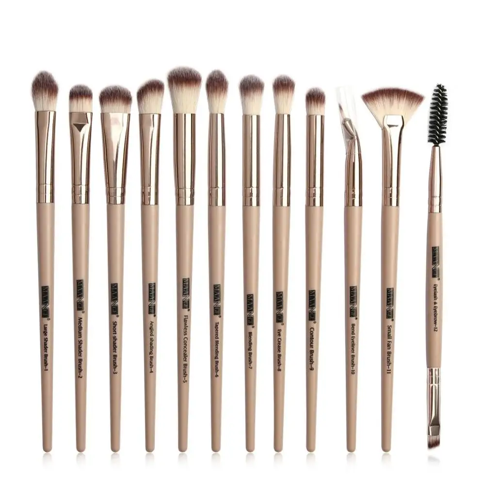 MAANGE 12pcs/set Professional Makeup Brushes Set Eyeshadow Mix Eyeliner Eyelash Brush Makeup Tool Cosmetic Make Up Brush
MAANGE 12pcs/set Professional Makeup Brushes Set Eyeshadow Mix Eyeliner Eyelash Brush Makeup Tool Cosmetic Make Up Brush