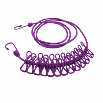 185cm Traveling Portable Multifunctional Drying Rack Clips Cloth hangers Lron wire Clothes line Pegs Clothesplns
185cm Traveling Portable Multifunctional Drying Rack Clips Cloth hangers Lron wire Clothes line Pegs Clothesplns