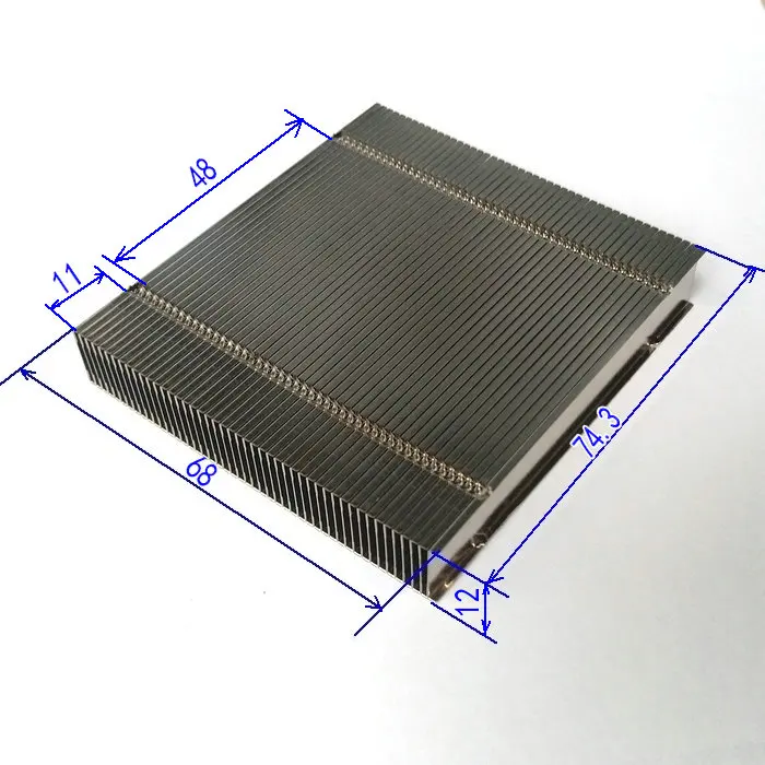 All aluminum fin for heat pipe tube fins nickel plated 74.3*68*12mm radiating fins can welded flat heat pipe
All aluminum fin for heat pipe tube fins nickel plated 74.3*68*12mm radiating fins can welded flat heat pipe