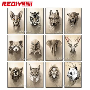 REDIY LADIY Diamond Painting Wild Animals Cross Stitch Pattern Crystal Needlework Home Decorative Full Square Diamond Embroidery
REDIY LADIY Diamond Painting Wild Animals Cross Stitch Pattern Crystal Needlework Home Decorative Full Square Diamond Embroidery