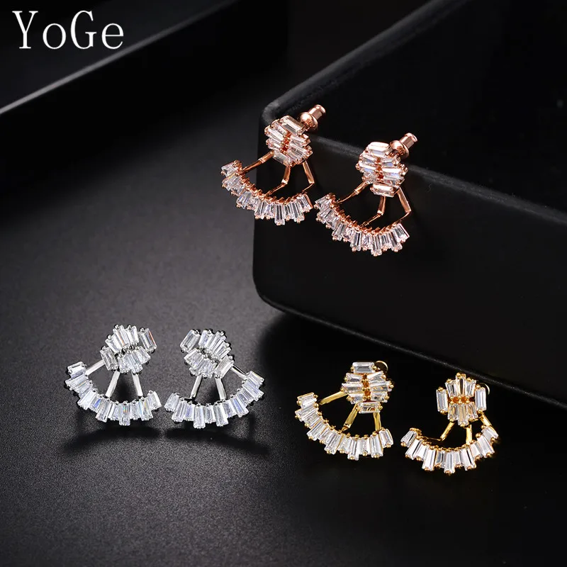 YoGe E0377 Fashion AAA cubic zirconia Baguette 2pcs stud earrings ,shinning, copper base 3 colours available
YoGe E0377 Fashion AAA cubic zirconia Baguette 2pcs stud earrings ,shinning, copper base 3 colours available